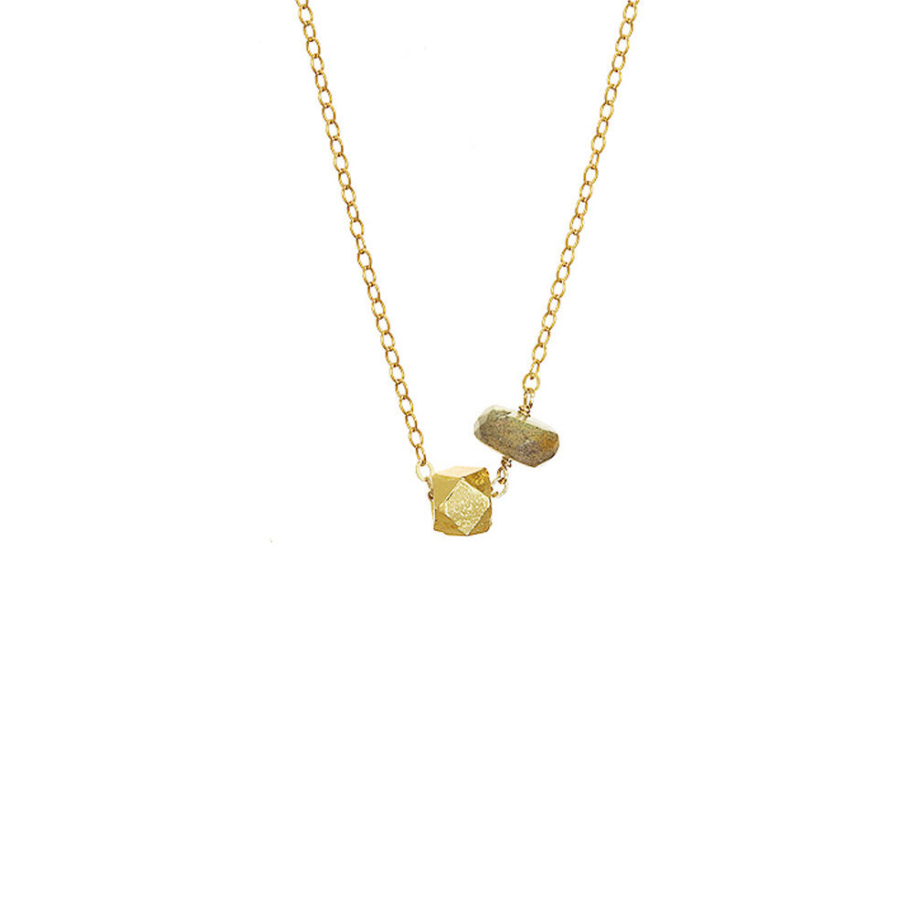Large Rondelle and Nugget Necklace - Gold Filled - Select Styles Only