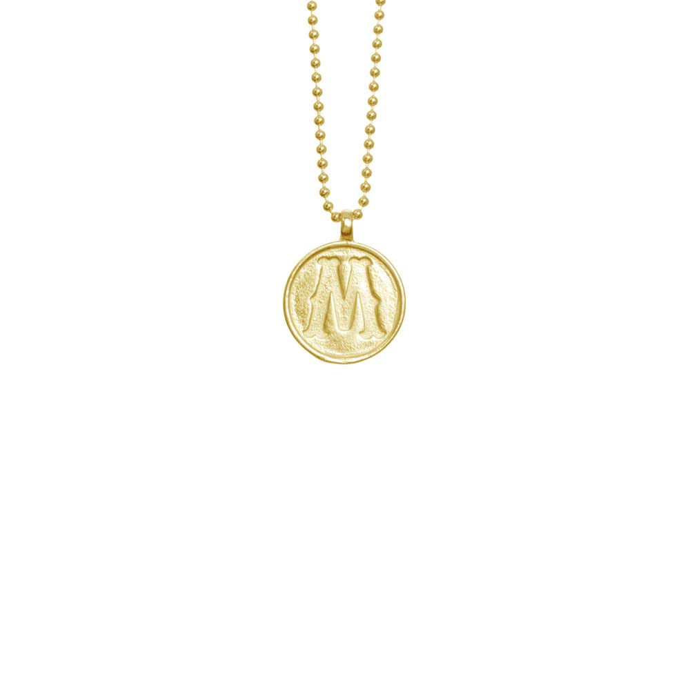 Charm Necklace - "M"