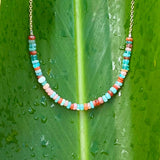 Candy Opal Rondelle Necklace