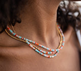 Candy Opal Rondelle Necklace