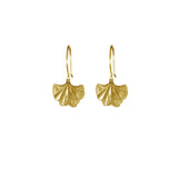 Mini Gingko Fan Earrings