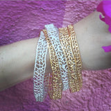 Coral Bangle Bracelet