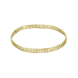 Thin Coral Bangle Bracelet