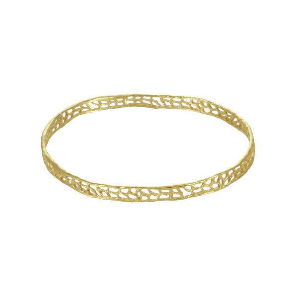 Thin Coral Bangle Bracelet