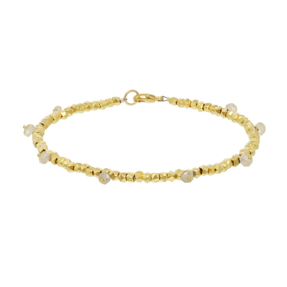Beaded Rondelle Bracelet
