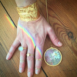 Plumeria Cuff Bracelet