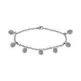 7 Mini Petal Charm Bracelet