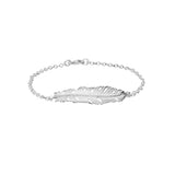 Feather on Chain Bracelet