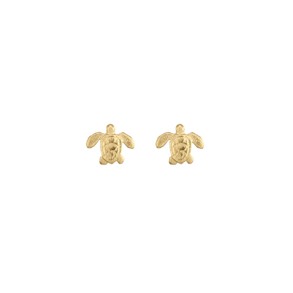 Mini Sea Turtle Stud Earrings