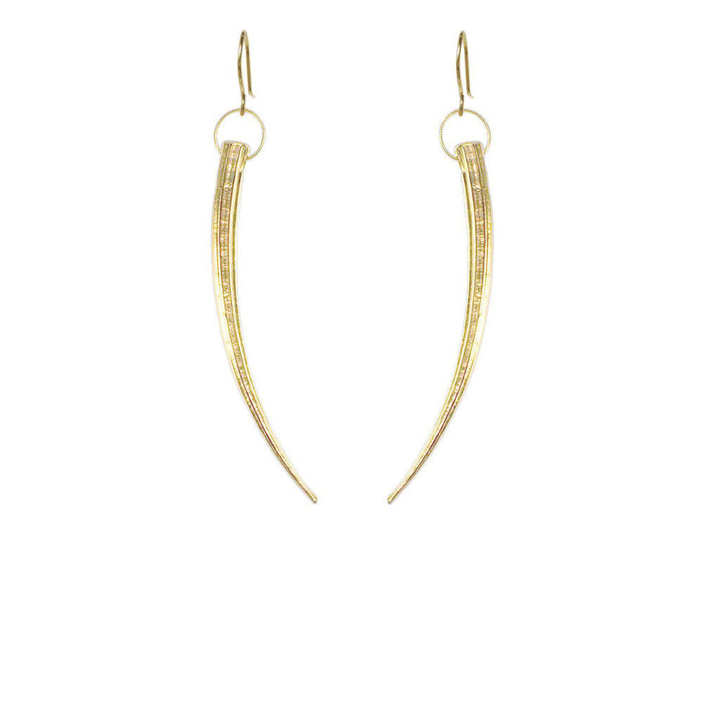 Long Tusk Earrings