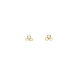 Seed Pod Solitaire Cluster Studs