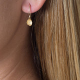Small Vertical Petal Earrings