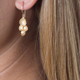 Four Petal Cluster Earrings