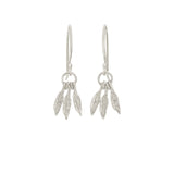 3 Mini Olive Leaves Earrings