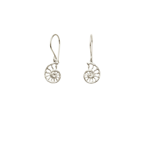 Mini Nautilus Earrings