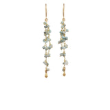 Double Strand Dangle Pod Earrings