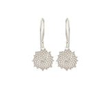 Mini Open Sunflower Earrings