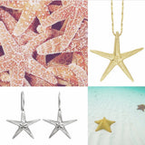Medium Starfish Earrings
