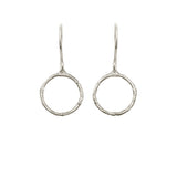Medium Branch Circle Earrings