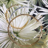 Large Hammered Hoops