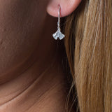 Mini Gingko Leaf Earrings