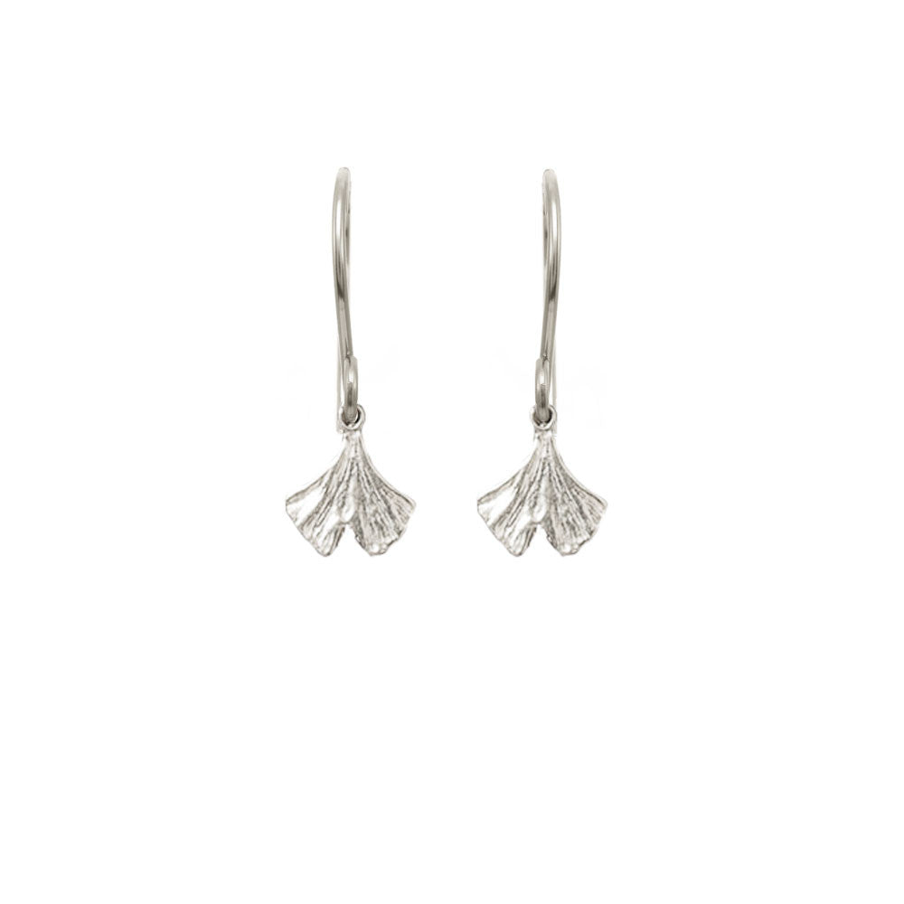 Mini Gingko Leaf Earrings
