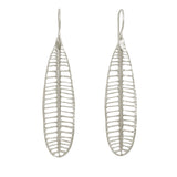 Large Plumeria Cutout Earrings