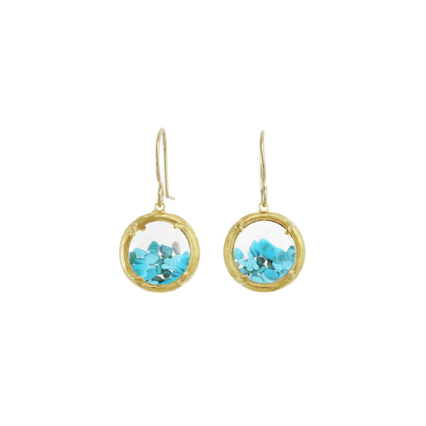 Mini Birthstone Shaker Earrings