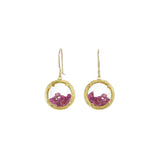 Mini Birthstone Shaker Earrings