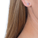 Solitaire Stud Earrings