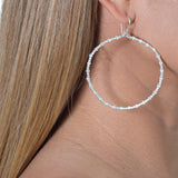 Large Hammered Hoops
