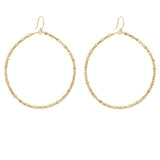 Large Hammered Hoops