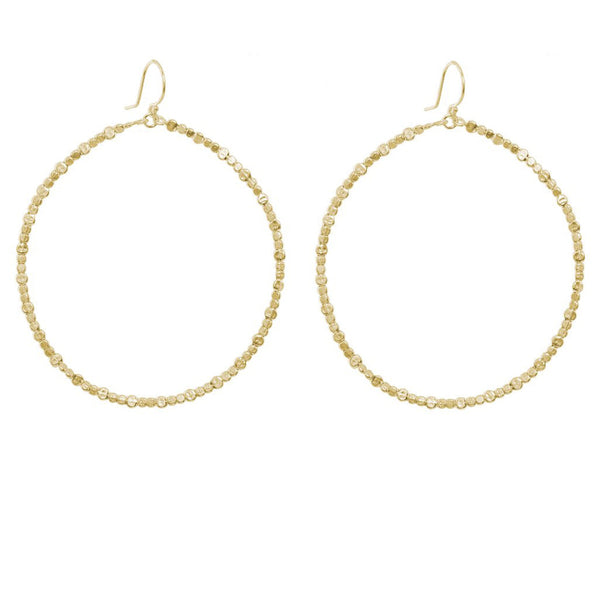Large Hammered Hoops