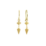 Diamond and Spike Earrings