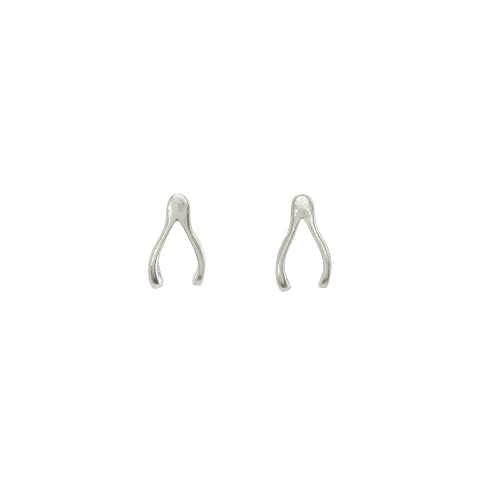 Wishbone Stud Earrings