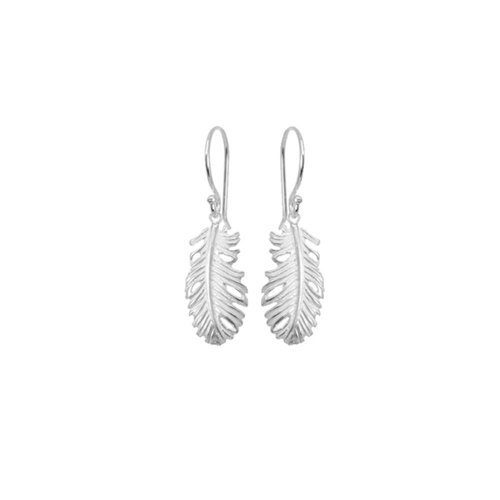 Curved Feather Earrings