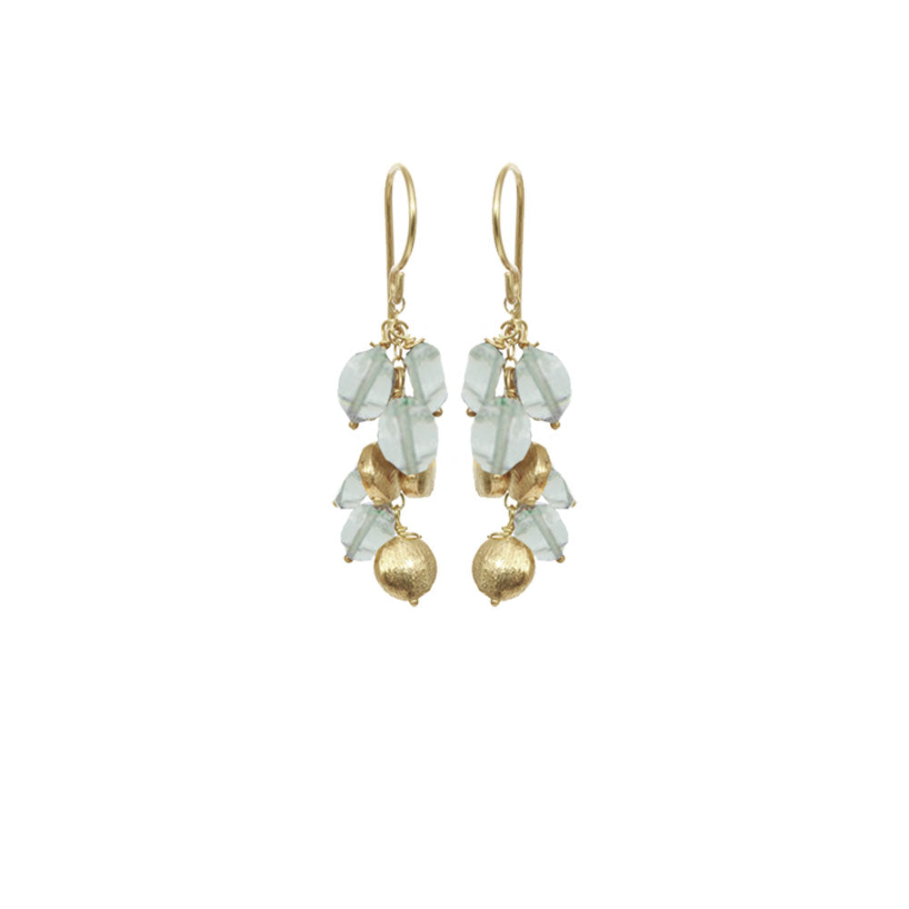 Short Mixed Coin Earrings