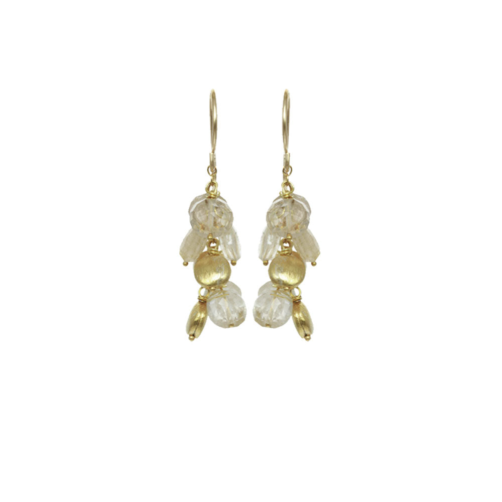 Short Mixed Coin Earrings