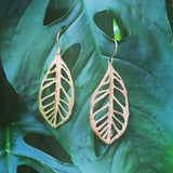 Small Plumeria Earrings