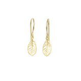 mini plumeria earrings
