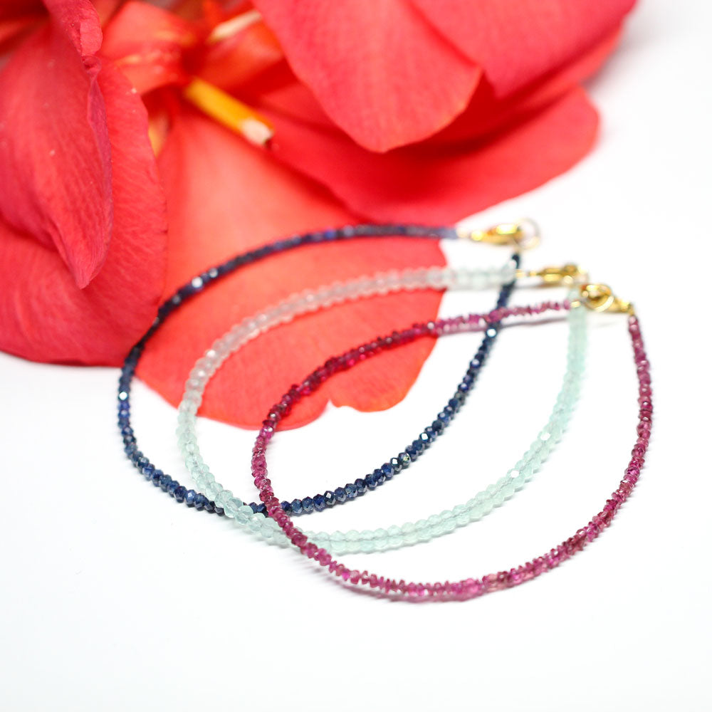Mini Gemstone Beaded Bracelet
