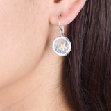 Mini Shaker Earrings with Starfish