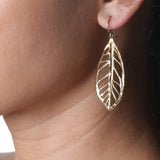 Plumeria Leaf Earrings