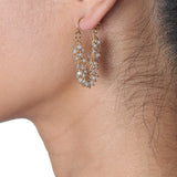 Fringe Hoop Earrings