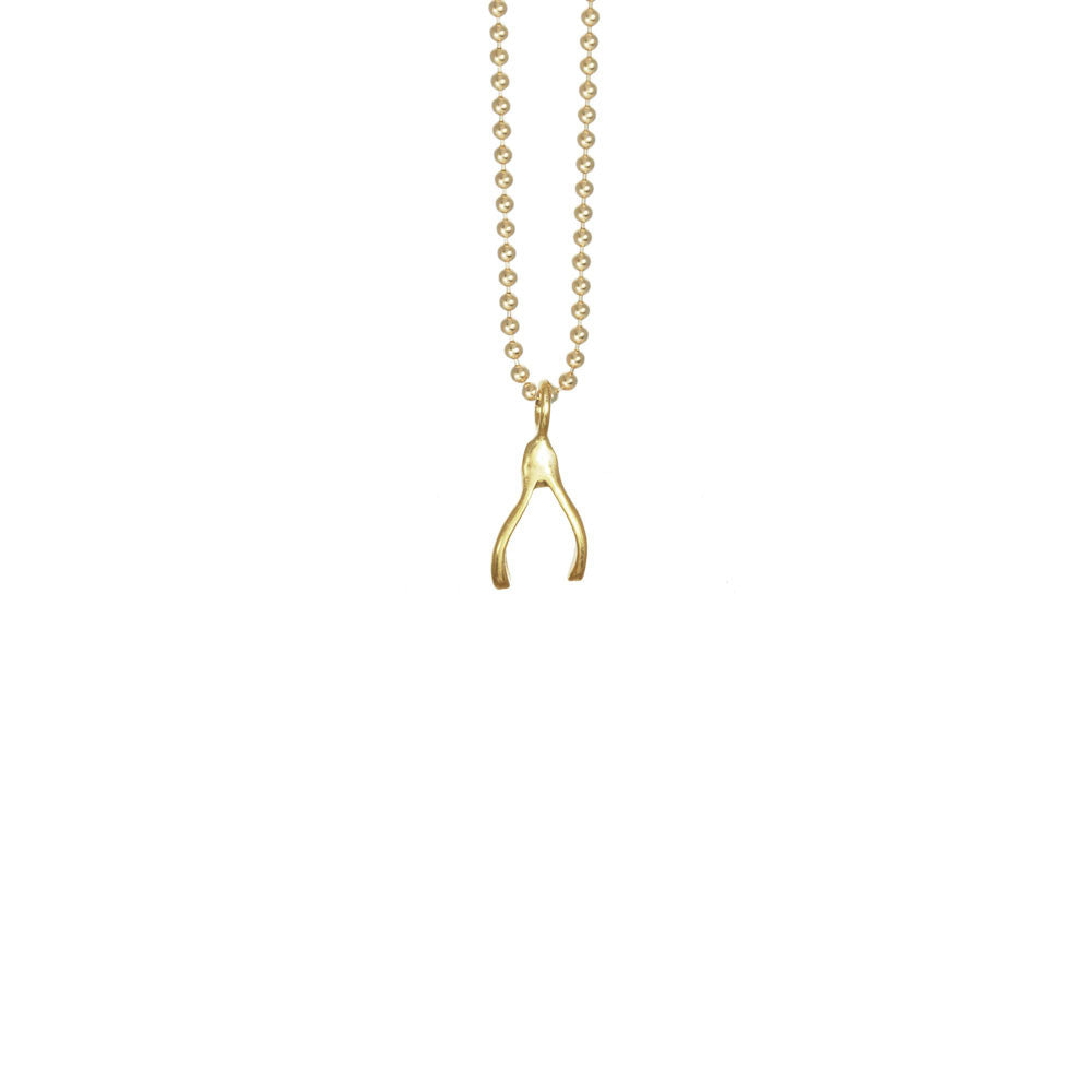 Wishbone & Herkimer Diamond Necklace | Nair & Bjorn