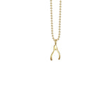 Mini Wishbone Necklace