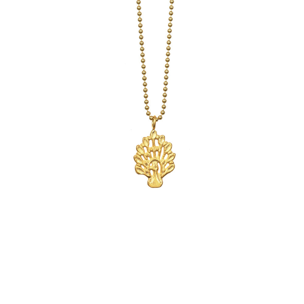Peacock Charm Necklace