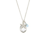 Small Starfish Bezel Charm Necklace
