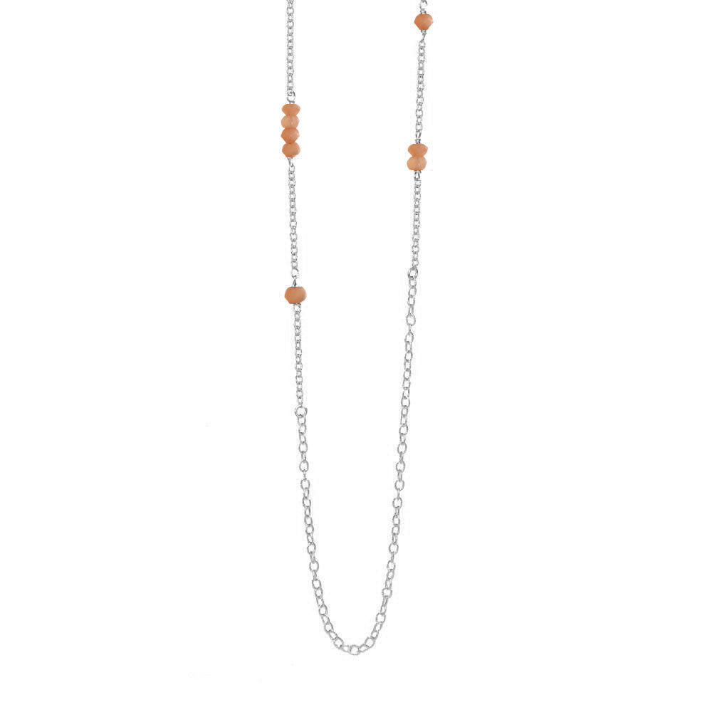 Short Rondelle Chain Necklace