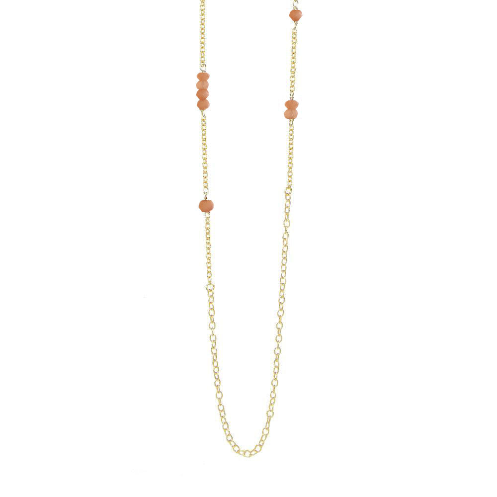Short Rondelle Chain Necklace